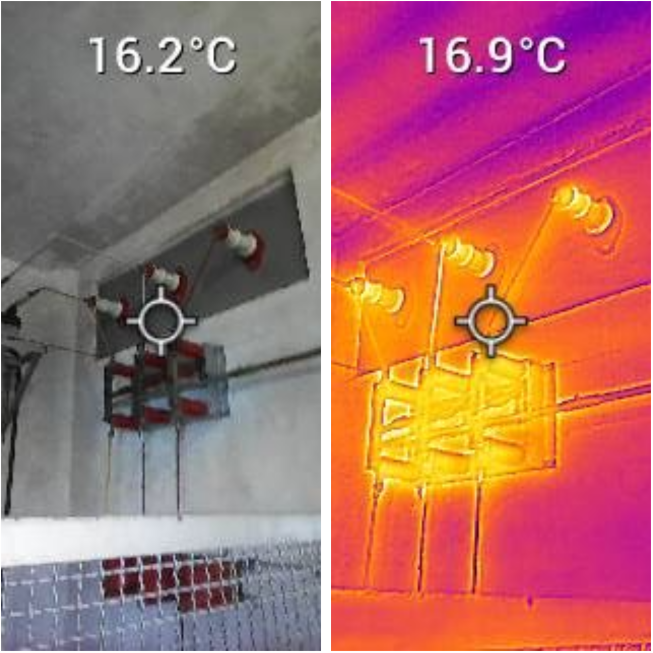 Equipamento FLIR TG165-X para inspeção termográfica
